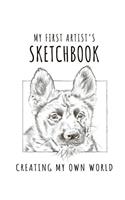 My First Artist's Sketchbook: 8"X10" Blank Sketchbook for Kids, Blank Journal, Blank Notebook, Drawing Pad, Sketch pad - 150 Large Blank Pages - Draw, Sketch, Design, Color, Writ(4 Night Fairy's Kids Sketchbook Collection)