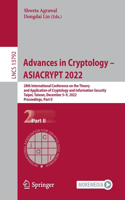 Advances in Cryptology - Asiacrypt 2022