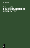 Denkrichtungen Der Neueren Zeit