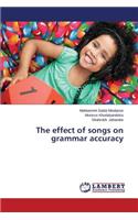 The effect of songs on grammar accuracy