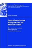 Unternehmensinterne Erfolgsfaktoren Von Markentransfers