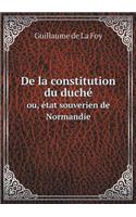 de la Constitution Du Duché Ou, État Souverien de Normandie