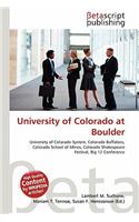 University of Colorado at Boulder: (English)
