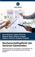 Rechenschaftspflicht der Sonoran-Gemeinden