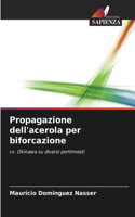 Propagazione dell'acerola per biforcazione