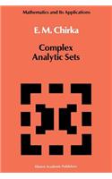 Complex Analytic Sets