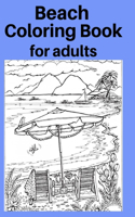 Beach Coloring Book for adults