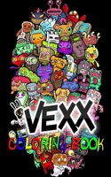 Vexx coloring book: Stress Relieving Designs Animals, Doodles, Kawaii for adults & kids (unofficial Book)