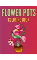 Flower Pots Coloring Book