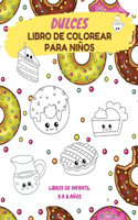 Libro de colorear para niños Dulces
