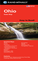 Rand McNally Easy to Read Folded Map: Ohio State Map