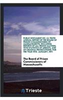 Public Document No. 41: Tenth Annual Report of the Board of Prison Commissioners of Massachusetts, Including Reports of All Prison Matters; With Statistics of Arrests, and 