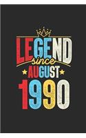 Legend Since August 1990