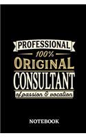 Professional Original Consultant Notebook of Passion and Vocation