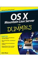 OS X Mountain Lion Server For Dummies