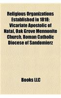 Religious Organizations Established in 1818