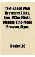 Text-Based Web Browsers