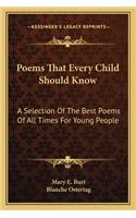 Poems That Every Child Should Know