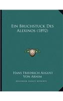Ein Bruchstuck Des Alexinos (1892)