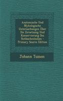 Anatomische Und Mykologische Untersuchungen Uber Die Zersetzung Und Konservierung Des Rotbuchenholzes