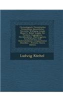 Chronologisch-Thematisches Verzeichniss Sammtlicher Tonwerke Wolfgang Amade Mozart's