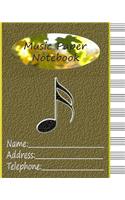 Music Paper Notebook