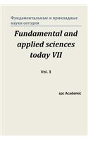 Fundamental and Applied Sciences Today VII. Vol. 3