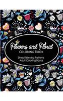 Flowers and Floral Coloring Book