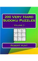 200 Very Hard Sudoku Puzzles Volume 3: Very Hard Sudoku Puzzles For Advanced Players