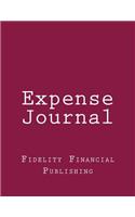 Expense Journal: Full-size 126 pages