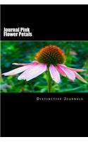 Journal Pink Flower Petals