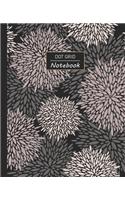 Dot Grid Notebook: Dotted Grid Notebook/Journal - Pastel Paint Burst Dandelion Escape - 100 Pages - 7.5" x 9.25" - Children Kids Girls Teens Women - Perfect For School