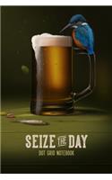 Seize the Day Dot Grid Notebook