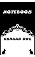 Canaan Dog Notebook: Black and White notebook, Decorative Journal for Canaan Dog Lover: Notebook /Journal Gift, Black and White,100 pages, 6x9, Soft cover, Mate Finish
