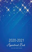 2020-2021 Appointment Book Daily And Hourly Planner: Bule Sparkles Cover - 15 Months Appointment Weekly Monthly Planner - January 2020 - March 2021 Academic Agenda Schedule Organizer To-Do List - Work (8 Appointment Weekly and Hourly Schedule 15 Minute Increments)