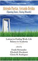 Abriendo Puertas, Cerrando Heridas (Opening doors, closing wounds): Latinas/os Finding Work-Life Balance in Academia (HC)