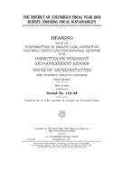 The District of Columbia's fiscal year 2010 budget