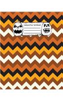 Abstract Halloween Pattern Volume 20 College Ruled Journal