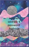 Internet Address & Password Logbook