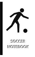 SOCCER NOTEBOOK [ruled Notebook/Journal/Diary to write in, 60 sheets, Medium Size (A5) 6x9 inches]