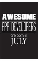 Awesome App Developers Are Born In July