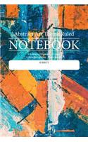 Abstract Art Theme Ruled Notebook