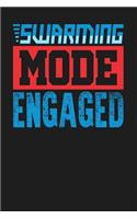Swarming Mode Engaged: Dark Gray, Blue & Red Design, Blank College Ruled Line Paper Journal Notebook for Project Managers and Their Families. (Agile and Scrum 6 x 9 inch C