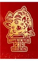 Happy New Year 2019 Year of the Pig