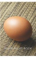 Blank Recipe Book: Egg Blank Recipe Book Journal to Write in Favorite Recipes 6 X 9 100 Page