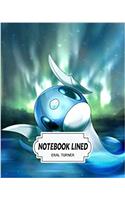 Notebook Lined: Miniryu: Notebook Journal Diary, 120 Lined Pages, 8 X 10