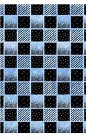 Journal Notebook Squares and Dots Pattern 10
