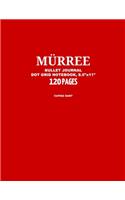 Murree Bullet Journal, Cupidz Dart, Dot Grid Notebook, 8.5