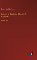 Memoirs of Carwin the Biloquist (A Fragment)