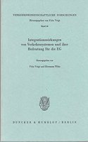 Integrationswirkungen Von Verkehrssystemen Und Ihre Bedeutung Fur Die Eg